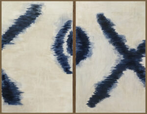 Indigo Diptych